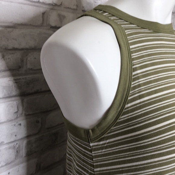 A New Day green/cream striped sleeveless dress NWT - Picture 4 of 8